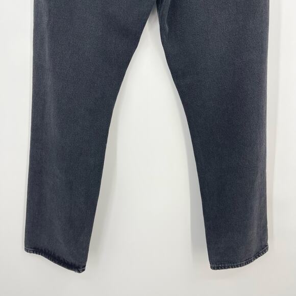 AGOLDE | 90’s Mid Rise Loose Smokestack Black Straight Leg Jeans 25 - Picture 9 of 11